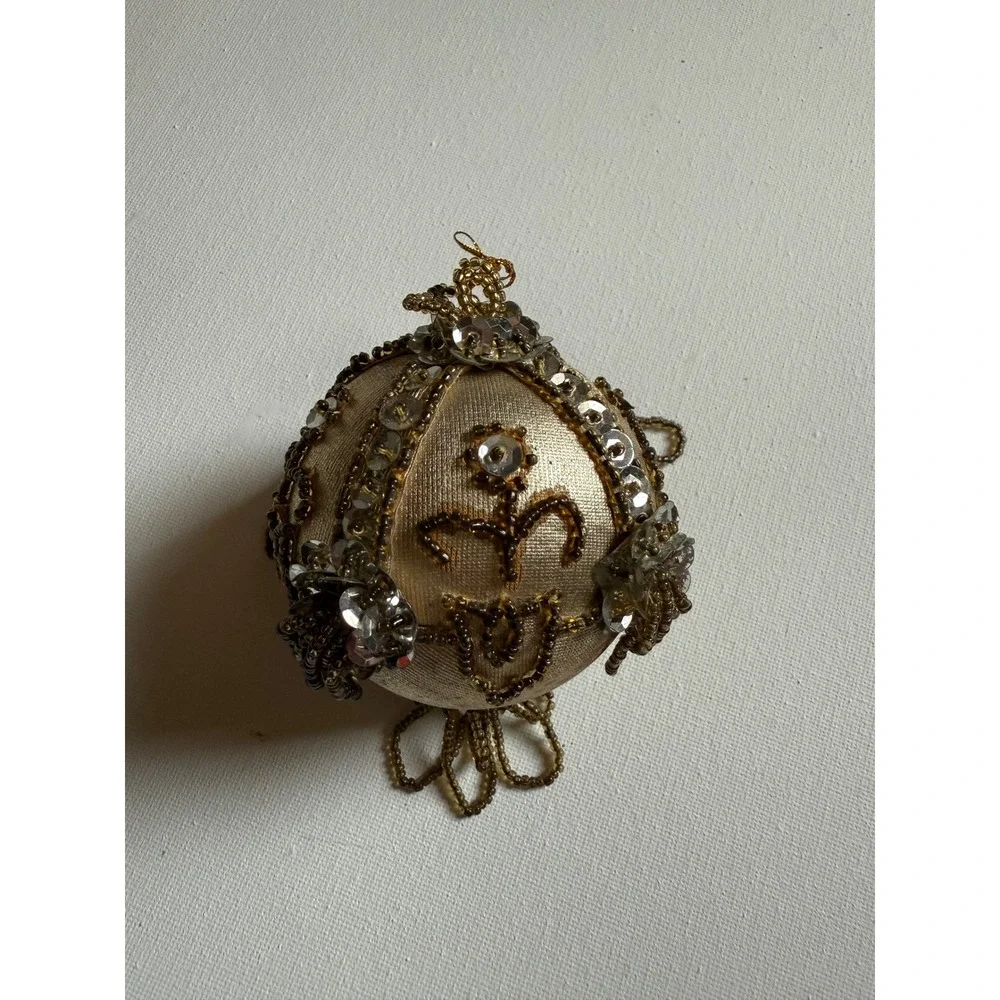 Handmade vintage beaded